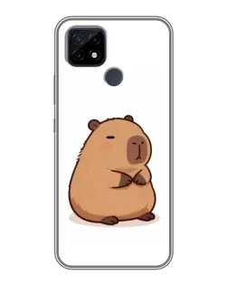Чохол для Realme C21 з картинкою «Товстенька капібара»