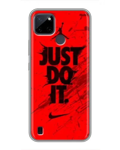 Чехол для Realme C21Y с картинкой «Nike Just Do It»