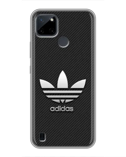 Чехол для Realme C21Y с картинкой «Adidas Карбоновая текстура» Чехол для Realme C21Y с картинкой «Adidas Карбоновая текстура»