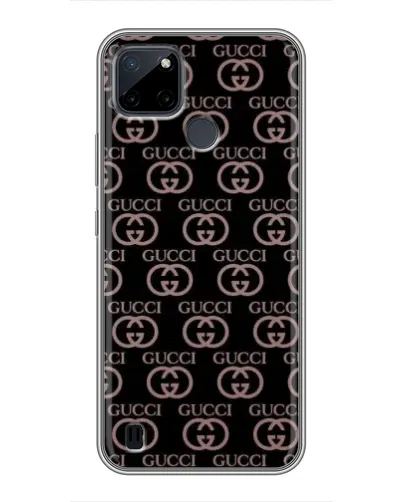 Чехол для Realme C21Y с картинкой «Классическая монограмма Gucci» Чехол для Realme C21Y с картинкой «Классическая монограмма Gucci»