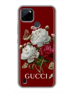 Чехол для Realme C21Y с картинкой «Gucci —  сад»