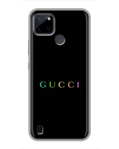 Чехол для Realme C21Y с картинкой «Gucci — неоновый минимализм» Чехол для Realme C21Y с картинкой «Gucci — неоновый минимализм»