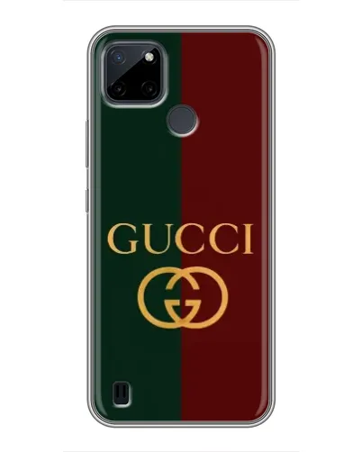 Чехол для Realme C21Y с картинкой «Gucci — темно-зеленый градиент» Чехол для Realme C21Y с картинкой «Gucci — темно-зеленый градиент»