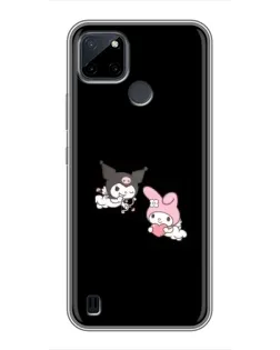 Чехол для Realme C21Y с картинкой «My Melody и Kuromi» Чехол для Realme C21Y с картинкой «My Melody и Kuromi»