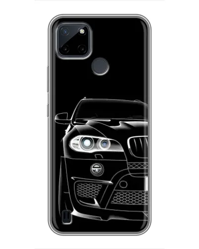 Чехол для Realme C21Y с картинкой «Темный силуэт BMW» Чехол для Realme C21Y с картинкой «Темный силуэт BMW»