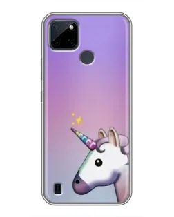 Чехол для Realme C21Y с картинкой «Единорог градиент» Чехол для Realme C21Y с картинкой «Единорог градиент»