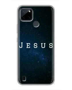 Чехол для Realme C21Y с картинкой «Звездное небо Jesus»