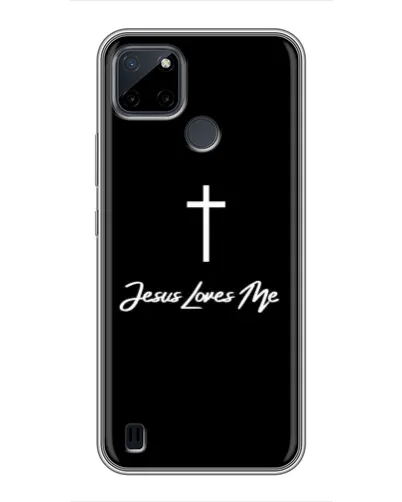 Чехол для Realme C21Y с картинкой «Иисус любит тебя»