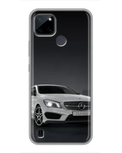 Чехол для Realme C21Y с картинкой «Mercedes AMG GT Silver»