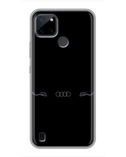 Чехол для Realme C21Y с картинкой «Audi — световой подпись» Чехол для Realme C21Y с картинкой «Audi — световой подпись»