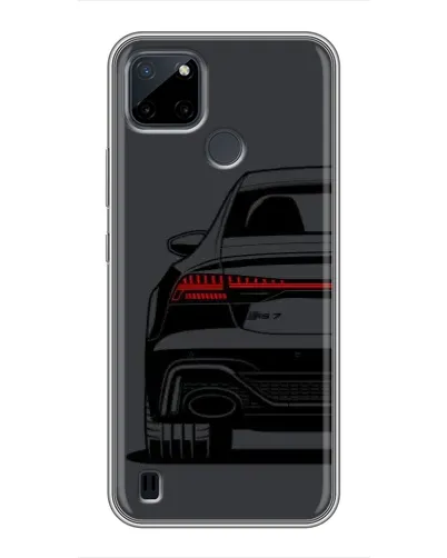 Чехол для Realme C21Y с картинкой «Задняя часть Audi — арт»
