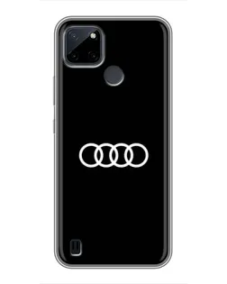 Чехол для Realme C21Y с картинкой «Audi White Logo» Чехол для Realme C21Y с картинкой «Audi White Logo»