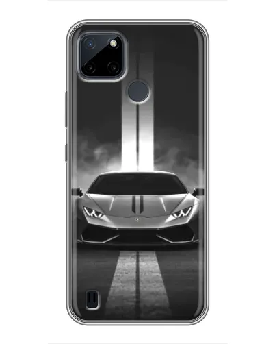 Чехол для Realme C21Y с картинкой «Lamborghini симметрия дорог» Чехол для Realme C21Y с картинкой «Lamborghini симметрия дорог»