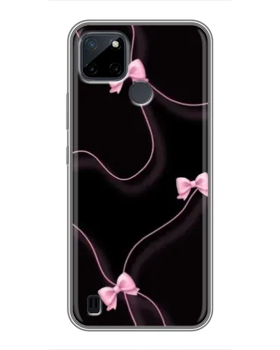 Чехол для Realme C21Y с картинкой «Розовые ленты»