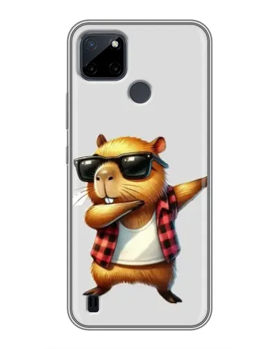 Чехол для Realme C21Y с картинкой «Капибара рэпер даб» Чехол для Realme C21Y с картинкой «Капибара рэпер даб»