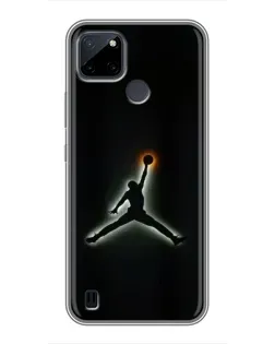 Чехол для Realme C25Y с картинкой «Jordan Gradient Logo»