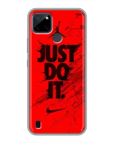 Чехол для Realme C25Y с картинкой «Nike Just Do It» Чехол для Realme C25Y с картинкой «Nike Just Do It»
