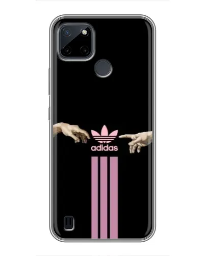 Чехол для Realme C25Y с картинкой «Adidas Hands»