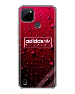 Чехол для Realme C25Y с картинкой «Adidas Gold Marble»