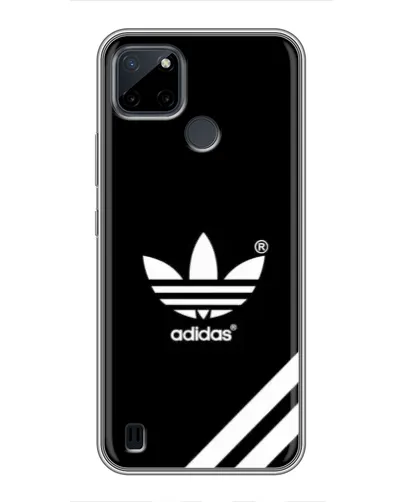 Чехол для Realme C25Y с картинкой «Adidas с диагональными полосами»