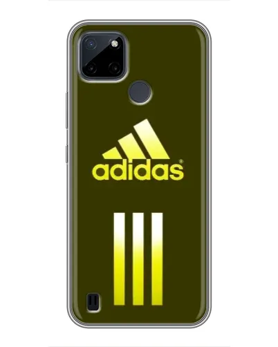 Чехол для Realme C25Y с картинкой «Оливковый градиент Adidas»