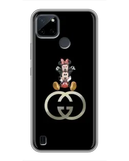 Чехол для Realme C25Y с картинкой «Минни Маус на лого» Чехол для Realme C25Y с картинкой «Минни Маус на лого»