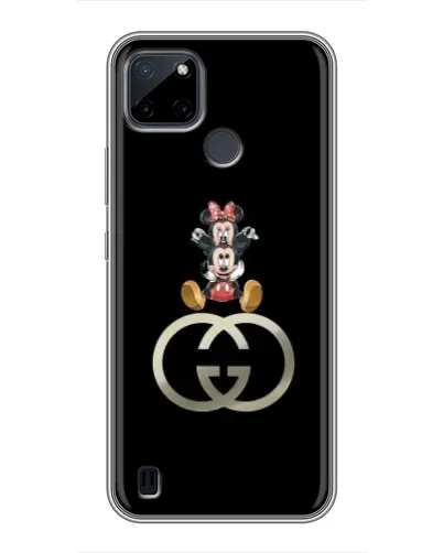 Чехол для Realme C25Y с картинкой «Минни Маус на лого» Чехол для Realme C25Y с картинкой «Минни Маус на лого»