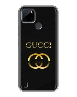 Чехол для Realme C25Y с картинкой «Золотой логотип Gucci» Чехол для Realme C25Y с картинкой «Золотой логотип Gucci»