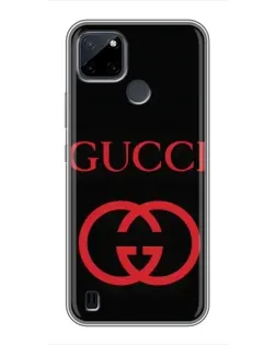 Чехол для Realme C25Y с картинкой «Gucci — красный логотип» Чехол для Realme C25Y с картинкой «Gucci — красный логотип»