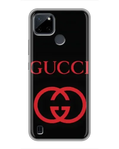 Чехол для Realme C25Y с картинкой «Gucci — красный логотип» Чехол для Realme C25Y с картинкой «Gucci — красный логотип»
