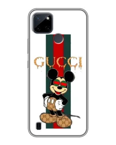 Чехол для Realme C25Y с картинкой «Микки Маус Gucci — полосы» Чехол для Realme C25Y с картинкой «Микки Маус Gucci — полосы»