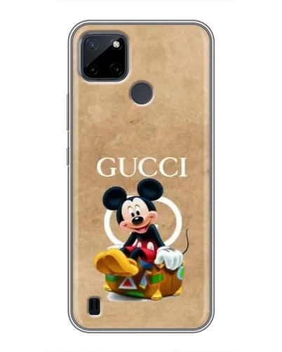 Чехол для Realme C25Y с картинкой «Микки Маус Gucci — крафт» Чехол для Realme C25Y с картинкой «Микки Маус Gucci — крафт»