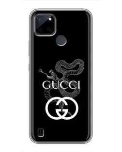 Чехол для Realme C25Y с картинкой «Gucci — серебряная змея» Чехол для Realme C25Y с картинкой «Gucci — серебряная змея»