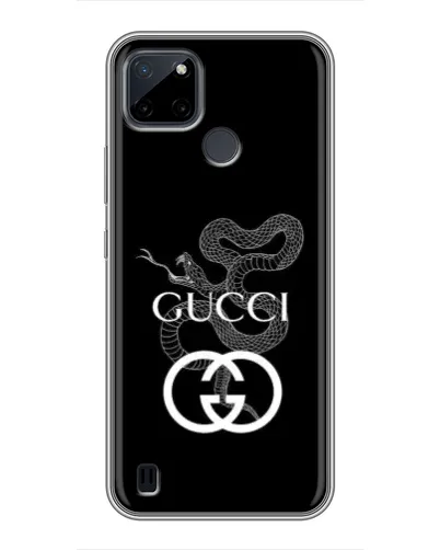 Чехол для Realme C25Y с картинкой «Gucci — серебряная змея» Чехол для Realme C25Y с картинкой «Gucci — серебряная змея»