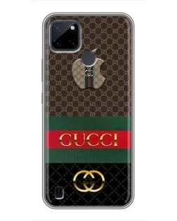 Чехол для Realme C25Y с картинкой «Gucci — брендированный десерт» Чехол для Realme C25Y с картинкой «Gucci — брендированный десерт»