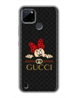Чехол для Realme C25Y с картинкой «Минни Маус Gucci — черный» Чехол для Realme C25Y с картинкой «Минни Маус Gucci — черный»