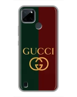 Чехол для Realme C25Y с картинкой «Gucci — темно-зеленый градиент» Чехол для Realme C25Y с картинкой «Gucci — темно-зеленый градиент»