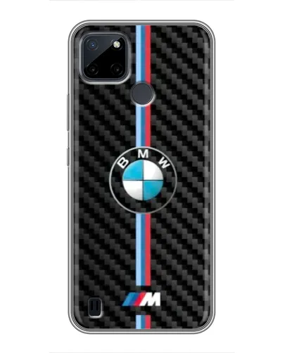 Чехол для Realme C25Y с картинкой «Эмблема BMW и карбон» Чехол для Realme C25Y с картинкой «Эмблема BMW и карбон»