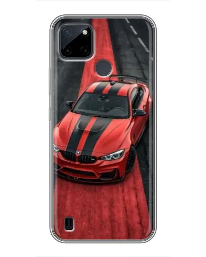 Чехол для Realme C25Y с картинкой «BMW на красной дорожке» Чехол для Realme C25Y с картинкой «BMW на красной дорожке»