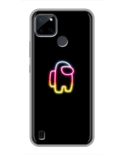 Чехол для Realme C25Y с картинкой «Among Us градиент»