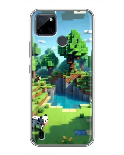 Чехол для Realme C25Y с картинкой «Minecraft летний день» Чехол для Realme C25Y с картинкой «Minecraft летний день»