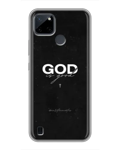 Чехол для Realme C25Y с картинкой «GOD — Бог над всем»