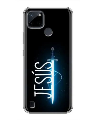 Чехол для Realme C25Y с картинкой «Меч Духа Jesus»
