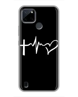 Чехол для Realme C25Y с картинкой «Пульс веры»