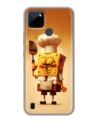 Чехол для Realme C25Y с картинкой «Губка Боб повар» Чехол для Realme C25Y с картинкой «Губка Боб повар»