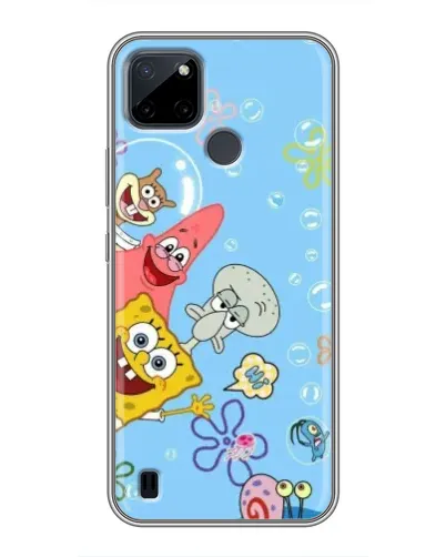Чехол для Realme C25Y с картинкой «Веселые пузырьки» Чехол для Realme C25Y с картинкой «Веселые пузырьки»