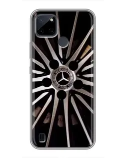 Чехол для Realme C25Y с картинкой «Диск Mercedes»