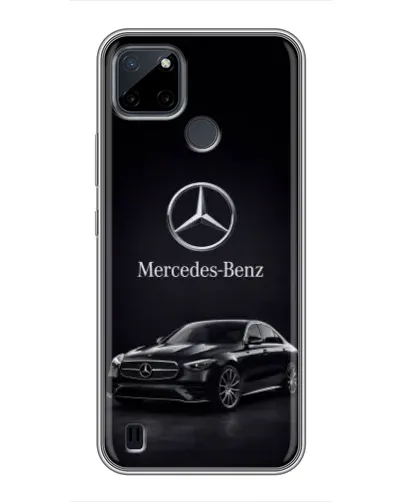 Чехол для Realme C25Y с картинкой «Mercedes — решетка радиатора»