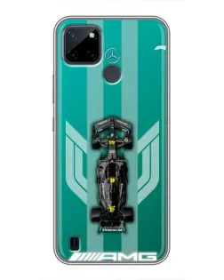 Чехол для Realme C25Y с картинкой «Mercedes AMG Petronas»