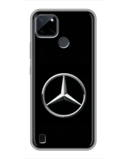 Чехол для Realme C25Y с картинкой «Mercedes классический лого»